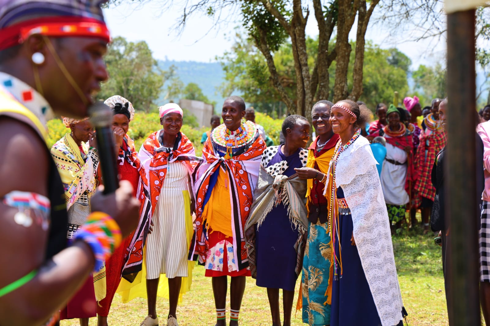Community gathering in Ndhiwa-Homabay County